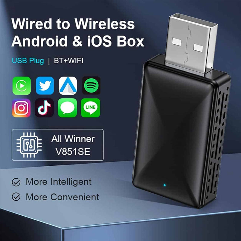🚗Adaptateur CarPlay sans fil avec port USB💪