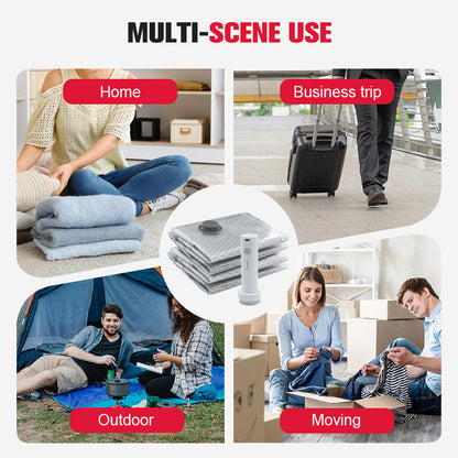 Voyagez léger avec nos Sacs de rangement sous vide et le kit de pompe portable — 50% de réduction, offre du dernier jour