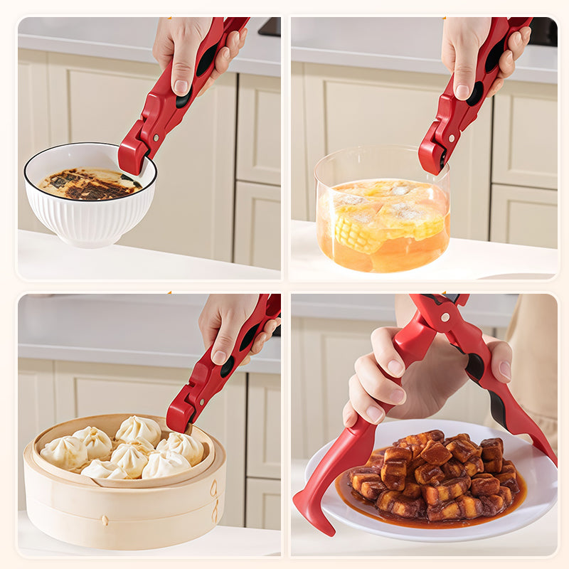 ✨Pince 3 en 1 en silicone pour bol et assiette – 50% de réduction
