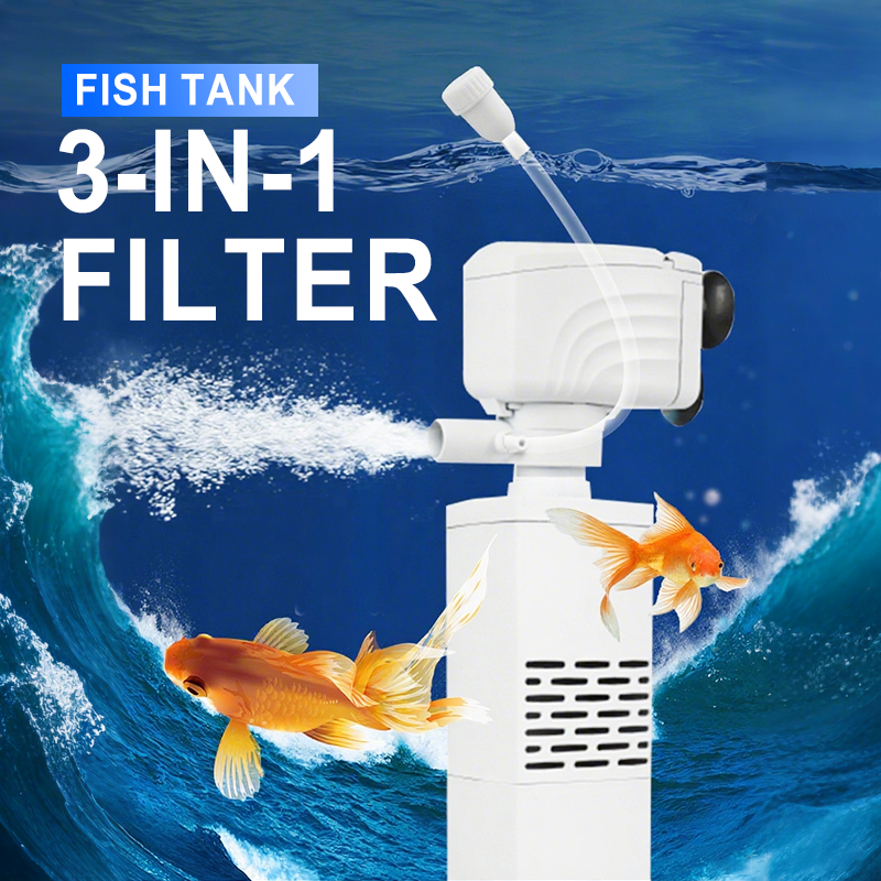 🌊✨Filtre 3 en 1 pour aquarium – filtration, oxygénation et pompage d’eau tout-en-un pour un aquarium sain🐠