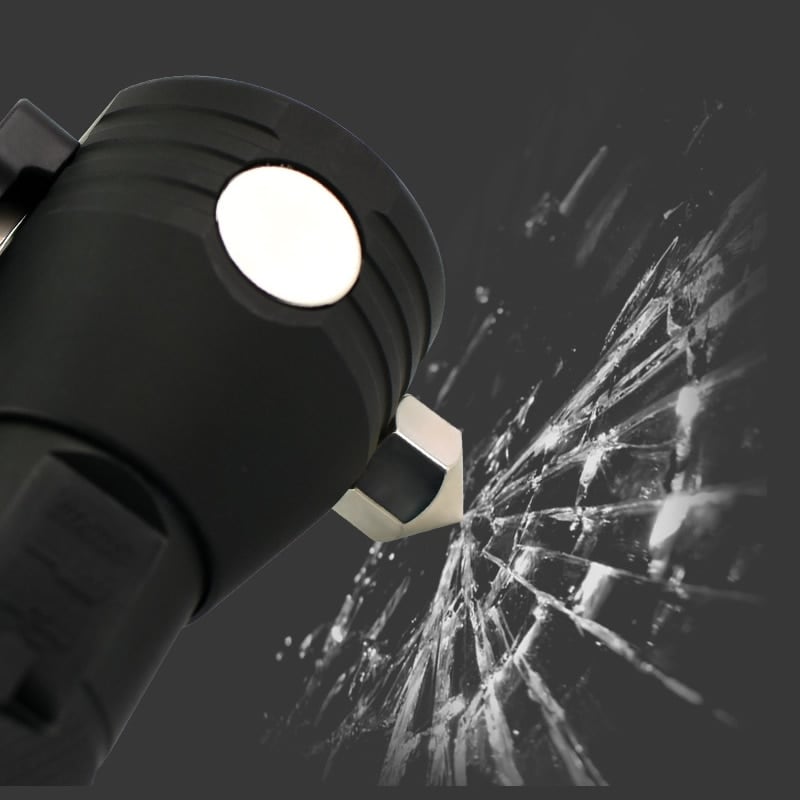 Lampe de poche tactique solaire 10 en 1 — puissante, polyvalente et rechargeable