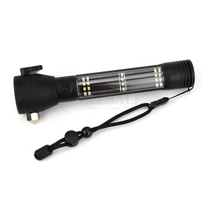 Lampe de poche tactique solaire 10 en 1 — puissante, polyvalente et rechargeable