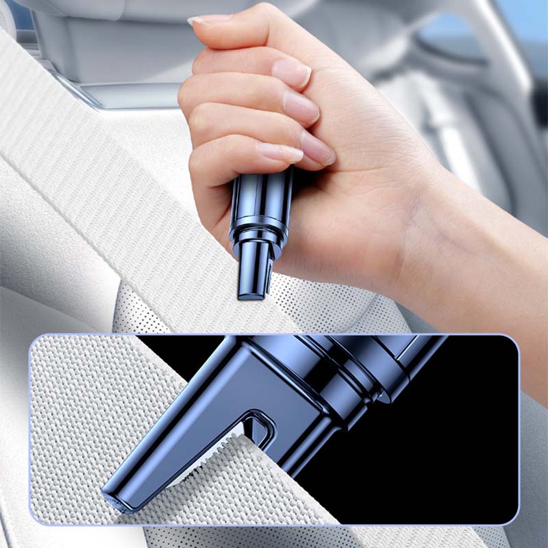 🚨 ACHETEZ 1, OFFREZ 1 GRATUIT! ✨ Marteau de Secours Vitre + Coupe-Ceinture - Outil de Sauvetage 2-en-1 pour Situations d'Urgence Véhicule 🚗⚡