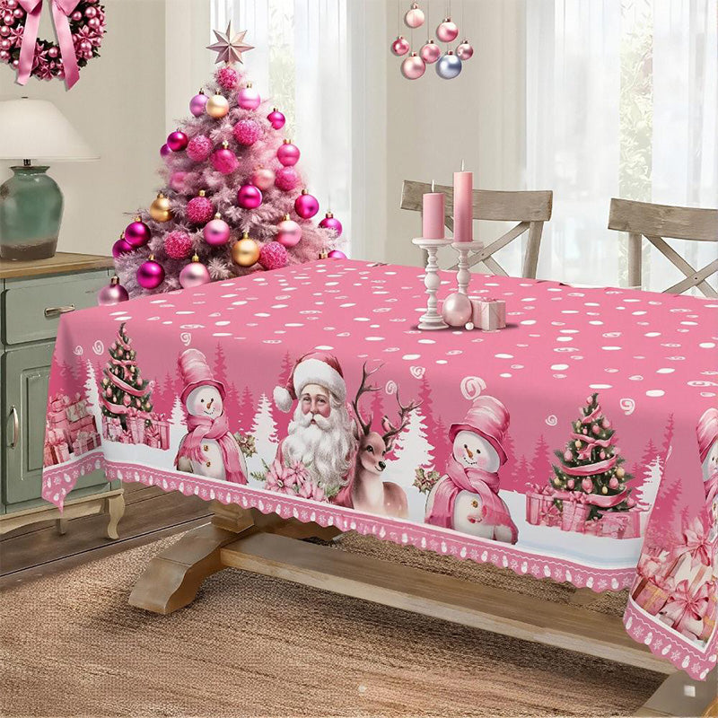 🔥50% DE RÉDUCTION sur la Nappe de Noël Classique ✨ Motifs Festifs Variés • Tissu Polyester Résistant aux Taches • Tailles Adaptées à Toutes les Tables 🍽️