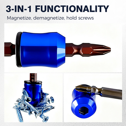 Anneau Magnétique 3-en-1 pour Embouts de Tournevis – Pratique et Polyvalent