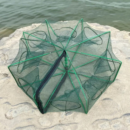 Filet de pêche renforcé et auto-pliable, compact et pratique à ranger