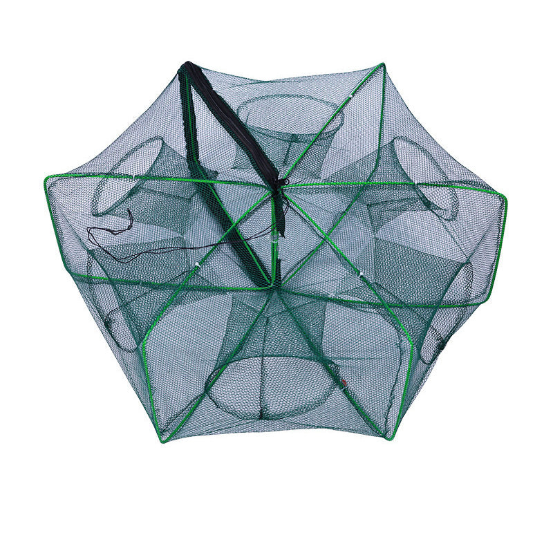 Filet de pêche renforcé et auto-pliable, compact et pratique à ranger