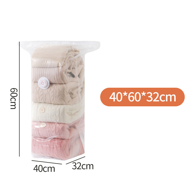 Extra-Large Vacuum Storage Bag - Press to Remove Air