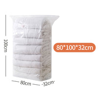 Extra-Large Vacuum Storage Bag - Press to Remove Air