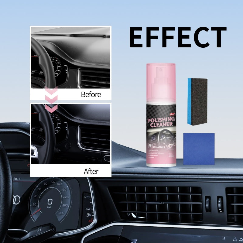 🚗Nettoyant lustrant pour l'intérieur des voitures-🔥🔥Mise à jour du produit et renouvellement de l'emballage📣