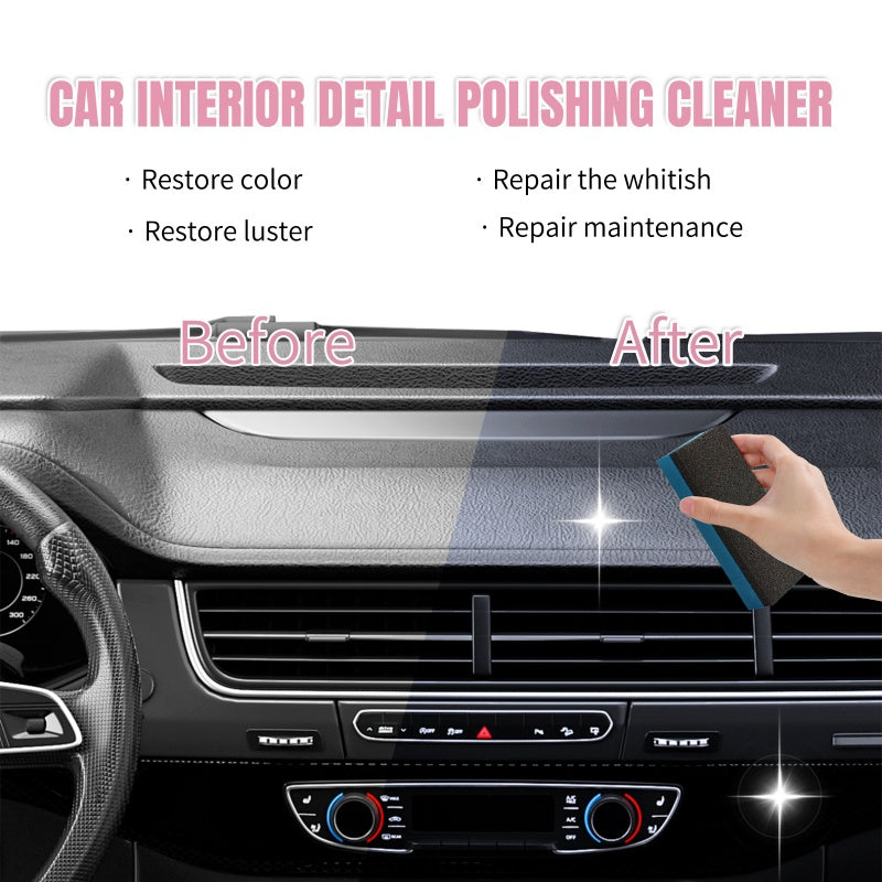 🚗Nettoyant lustrant pour l'intérieur des voitures-🔥🔥Mise à jour du produit et renouvellement de l'emballage📣