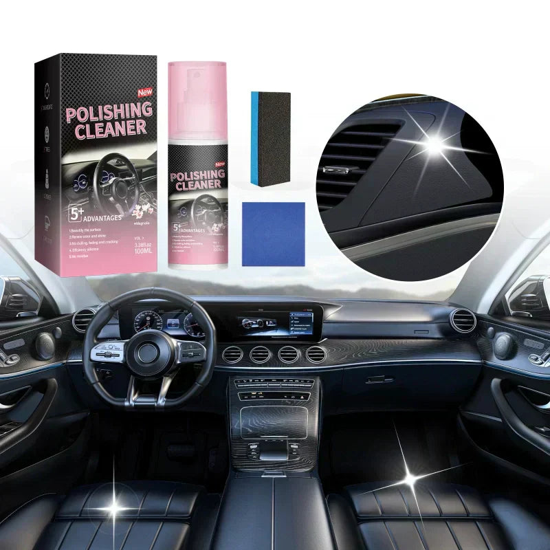 🚗Nettoyant lustrant pour l'intérieur des voitures-🔥🔥Mise à jour du produit et renouvellement de l'emballage📣