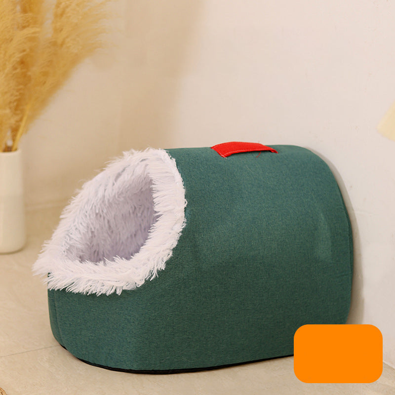 Lit d'hiver ultra chaud et douillet pour animaux de compagnie — 50% de réduction 🐾💥