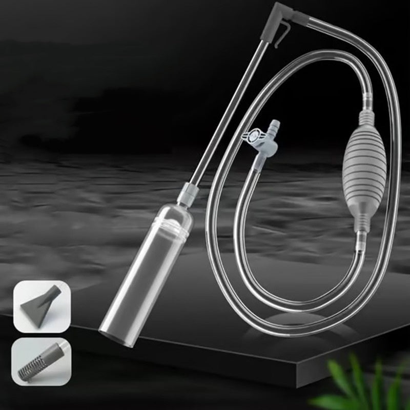 💦 Siphon d’Aquarium – Nettoyage de Gravier avec Régulation du Débit, 2 Têtes Incluses – Sécurisé pour Poissons et Facile à Utiliser 🐠
