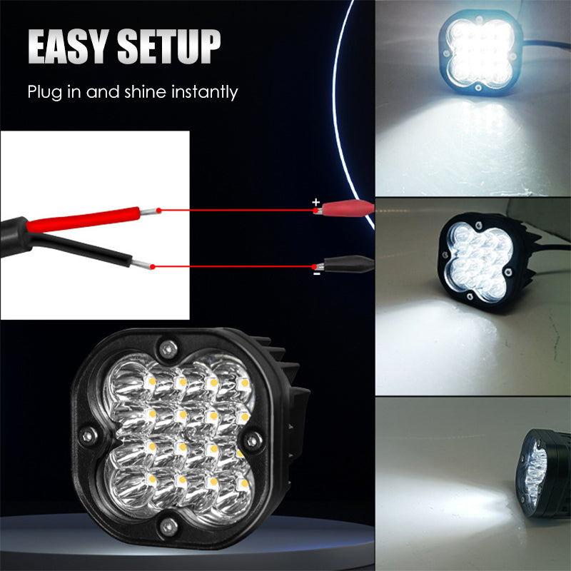 ⚡ Promo limitée : 16 lampes de travail LED pour véhicules — illumination puissante et fiable ⏳