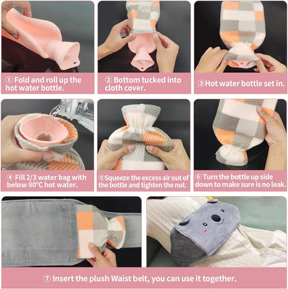Promo Noël : -50% sur la ceinture en peluche avec bouillotte — chaleur douillette et cadeau parfait 🎁🔥