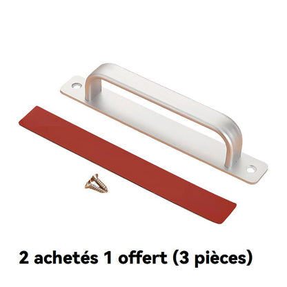 Poignée de porte en alliage d’aluminium - design moderne, robuste et légère
