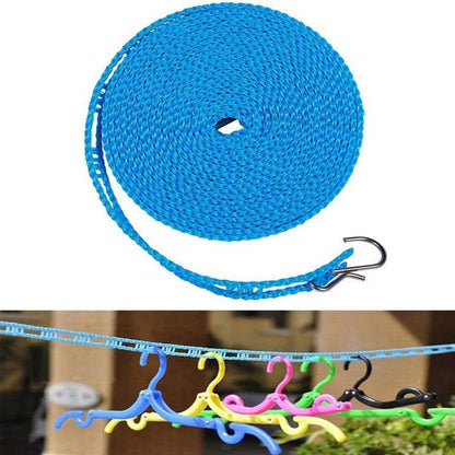 ✨ Corde à linge coupe-vent et antidérapante — stabilité assurée pour un séchage rapide