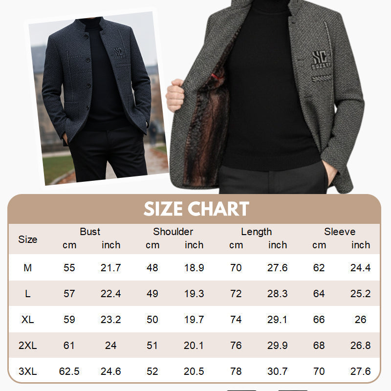 ❄️ Soldes d'hiver 🔥 Manteau d'extérieur chaud et décontracté pour homme【Livraison gratuite】
