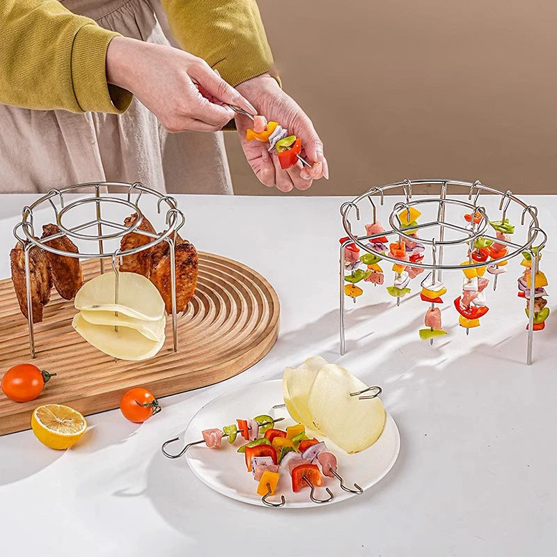 Ensemble de grilles de cuisson multifonctions en acier inox 316 pour friteuse à air chaud – robustesse et polyvalence pour une cuisson parfaite – 50% de réduction