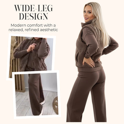 💖 Promo Phénomène 2025 : Ensemble Femme 3 Pièces – Veste Chaude, Silhouette Flatteuse & Confort Exceptionnel
