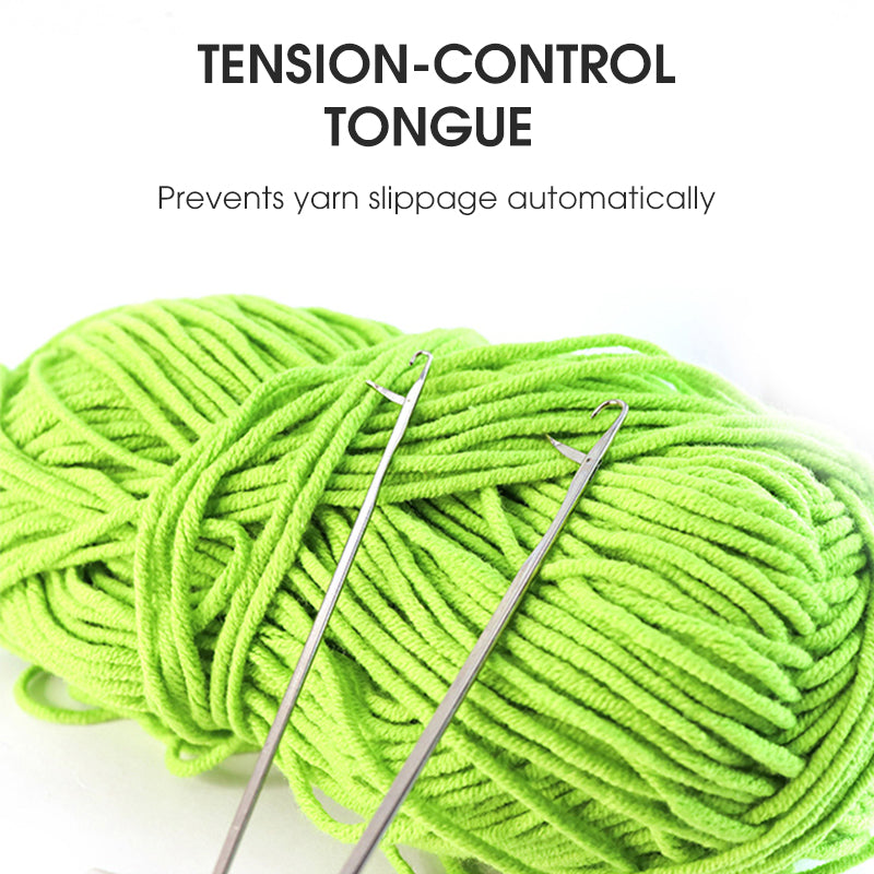 Crochets à tricoter avec languette – l’outil idéal pour des pulls parfaits