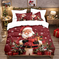 ⏳Offre spéciale à durée limitée – Ensemble festif de housse de couette 3 pièces pour Noël, confort et style 🛏️🎄❤️