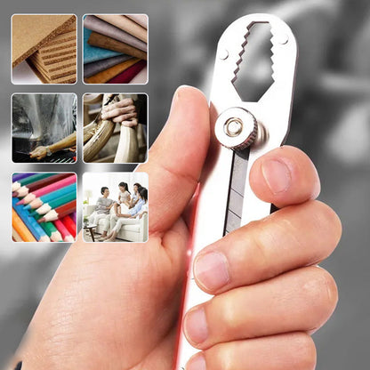 Couteau utilitaire polyvalent à lame rétractable et cassable - pratique et robuste