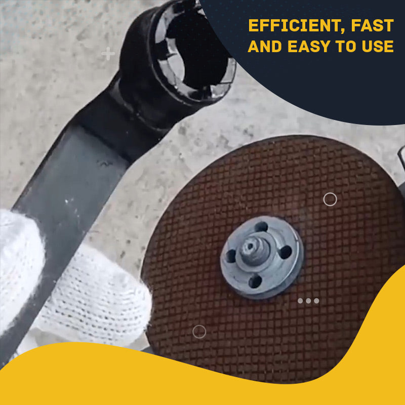 🔥 1 acheté, 1 offert ! Clé de Réglage à 4 Griffes pour Meuleuse d'Angle – Acier Antidérapant, Changement de Lame Rapide 🔧⚙️