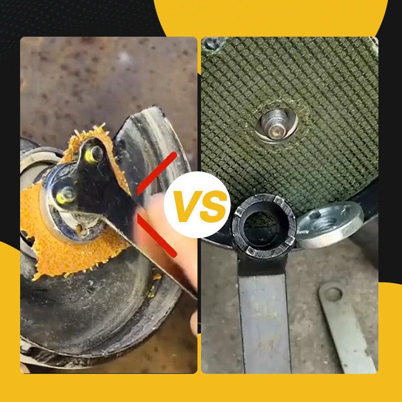 🔥 1 acheté, 1 offert ! Clé de Réglage à 4 Griffes pour Meuleuse d'Angle – Acier Antidérapant, Changement de Lame Rapide 🔧⚙️