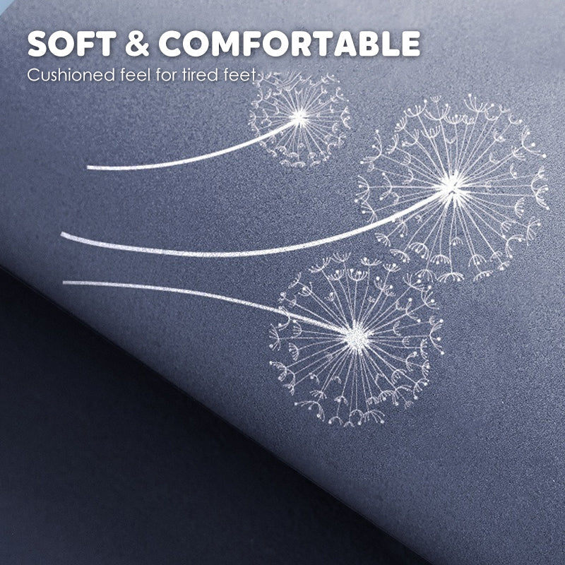 Promo 50% : Tapis de sol absorbant et antidérapant au motif fil floral 3D