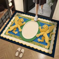 Promo 50% : Tapis de sol absorbant et antidérapant au motif fil floral 3D
