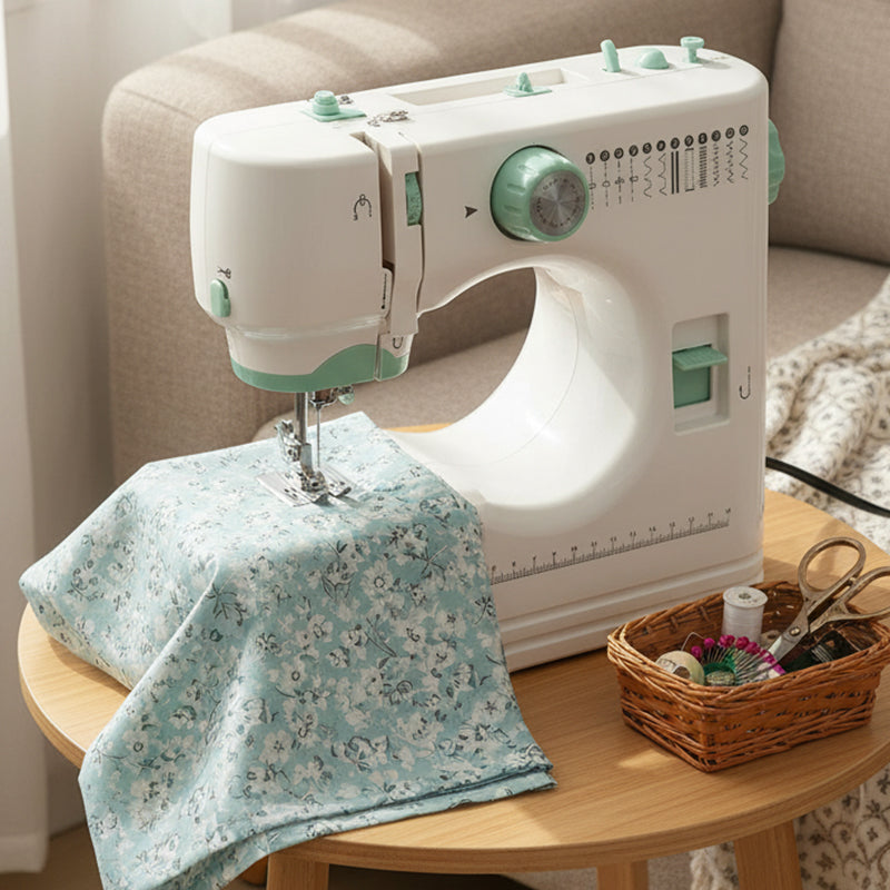 Machine à coudre électrique compacte — idéale pour la couture à domicile, pratique et fiable