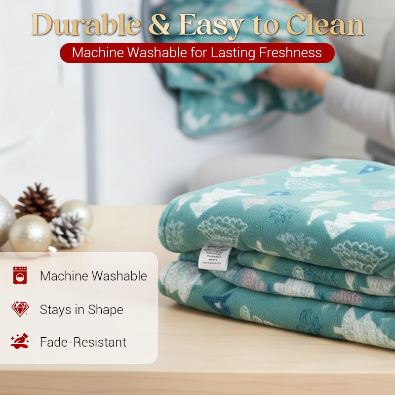 Plaid de Noël Douillet — Confort et chaleur pour des fêtes magiques
