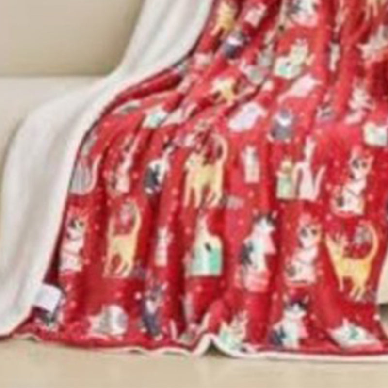 Plaid de Noël Douillet — Confort et chaleur pour des fêtes magiques