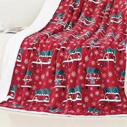 Plaid de Noël Douillet — Confort et chaleur pour des fêtes magiques