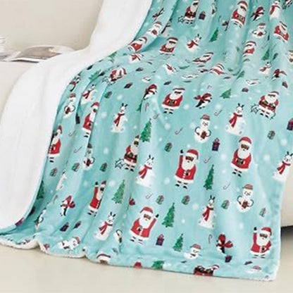 Plaid de Noël Douillet — Confort et chaleur pour des fêtes magiques