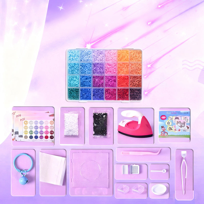 📢📢50% DE RÉDUCTION !!! 🎅Kit complet de perles à repasser de 96 couleurs