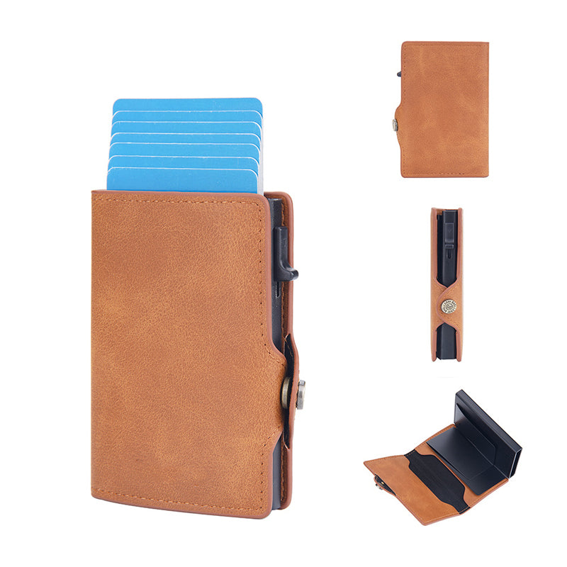 💼 49 % de réduction – Portefeuille Homme en Cuir PU avec Fermeture Magnétique & Protection RFID ! 🔒