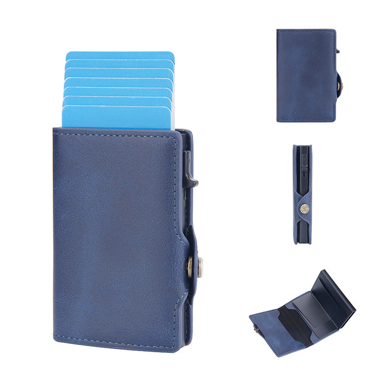 💼 49 % de réduction – Portefeuille Homme en Cuir PU avec Fermeture Magnétique & Protection RFID ! 🔒
