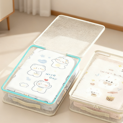 【Qualité Suprême】🌸 Sacs Transparents Renforcés – Poignées Robustes, Protection Contre l'Humidité, Idéal pour Couettes & Vêtements