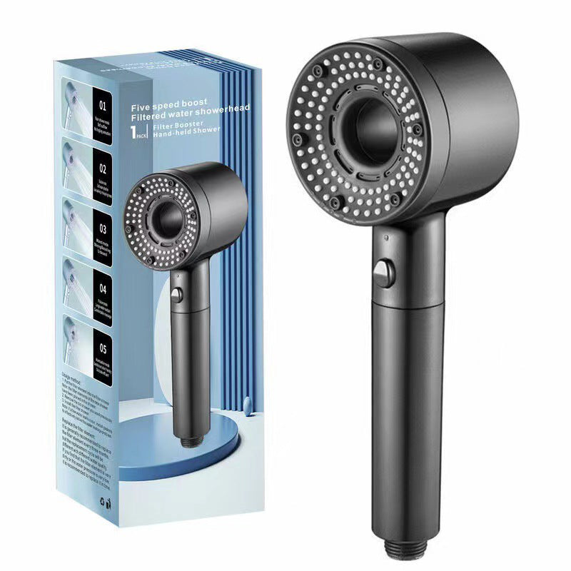 Pomme de Douche Haute Pression – 5 Modes de Jet, Installation Immédiate, Économie d’Eau et Anti-Calcaire, Expérience Spa à Domicile – Remise de 60 %