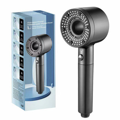 Pomme de Douche Haute Pression – 5 Modes de Jet, Installation Immédiate, Économie d’Eau et Anti-Calcaire, Expérience Spa à Domicile – Remise de 60 %