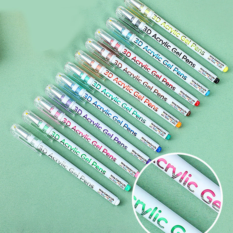 ⏳Spécial à durée limitée⏰Ensemble de stylos gel multicolores🎨🖋️