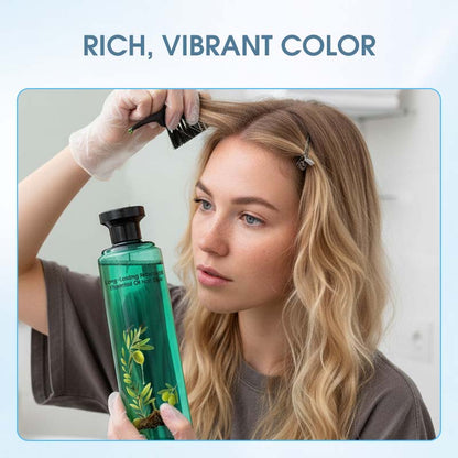 🌿 Teinture Capillaire Botanique aux Huiles Essentielles – Couleur Durable, Douce pour les Cheveux et Nourrissante, Sans Irritation 🌿
