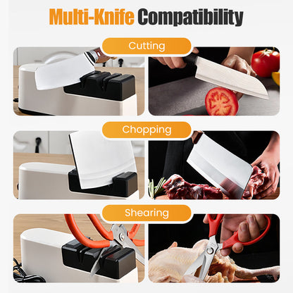 ✨ 60% de réduction – Aiguiseur de Couteaux Électrique avec Technologie USB & Moteur Intelligent ! 🔪 Restaurez le Tranchant en Quelques Secondes
