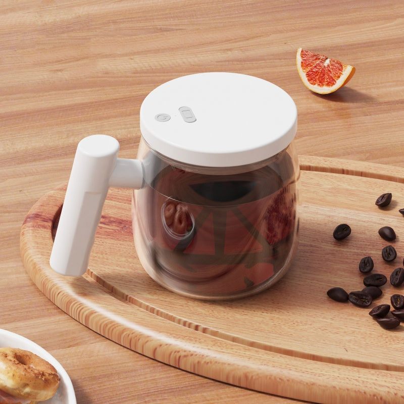 Mug à café électrique portable avec agitateur et poignée – Profitez de 60% de réduction !