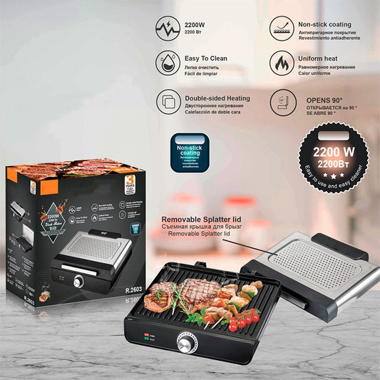 Dernier jour – Économisez 60% sur le Barbecue d'intérieur sans fumée 🔥🍖 Grillez parfaitement sans odeur