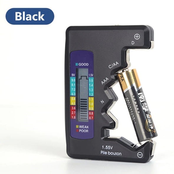 Promo 50% : Testeur de Batteries Universel – Vérifie AA, AAA, 9V et Piles bouton en 3 secondes – Compact, Ultra-précis, Sans Pile !