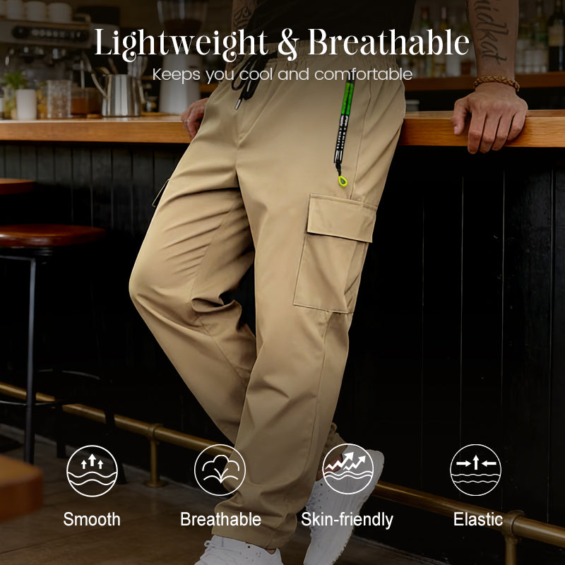 🏕️ NOUVEAUTÉ 2026 | Pantalon Cargo Outdoor Homme | Respirant & Poches Multiples ✨【T-shirt OFFERT】